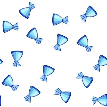 Pattern snack candy cartoon vector Stock Illustration