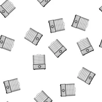 Pattern snack dehydrator food cartoon vector Illustrazione stock