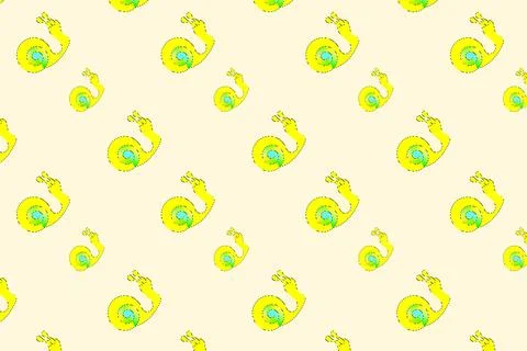 Pattern-snaile Stock Illustration