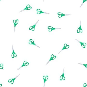 Pattern snip scissor cartoon vector Stockillustratie