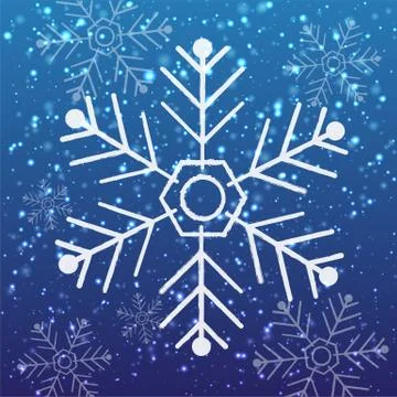 Pattern snow Stock Illustration