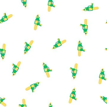 Pattern soak water gun toy cartoon vector Stock Illustration