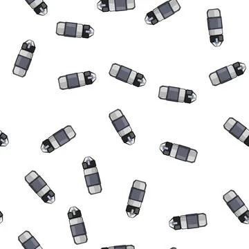 Pattern soda water bottle cartoon vector Illustrazione stock