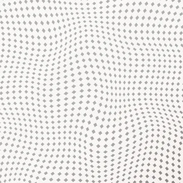 Pattern of soft dark square in halftone waves on cream background Illustrazione stock