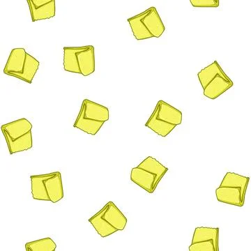 Pattern soft microfiber towel cartoon vector Illustrazione stock