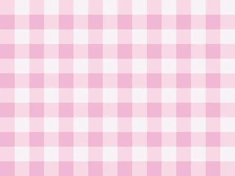 Pattern in soft pink geometric grid in pastel color checkers 스톡 일러스트