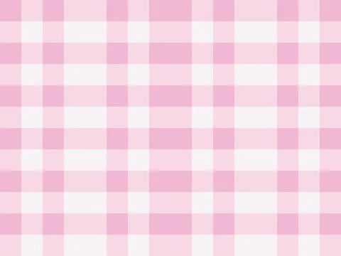 Pattern in soft pink geometric grid in pastel color checkers Stock Illustration