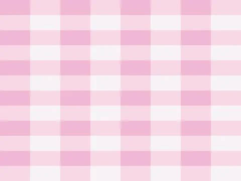 Pattern in soft pink geometric grid in pastel color checkers Stock Illustration