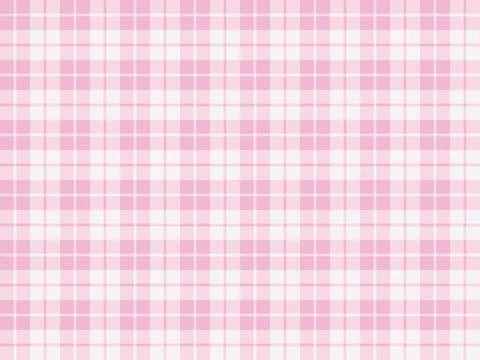 Pattern in soft pink geometric grid in pastel color checkers Stock Illustration