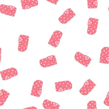 Pattern soft swaddle wrap cartoon vector 스톡 일러스트