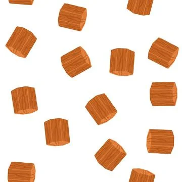 Pattern soft wood platform cartoon vector Stock Illustration
