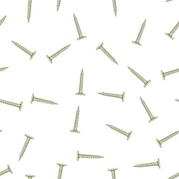 Pattern solar roofing screw cartoon vector Stock Illustration