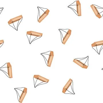 Pattern songbird feeder bird cartoon vector Illustrazione stock