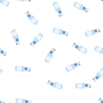 Pattern soothing throat spray bottle cartoon vector Stock-Illustration