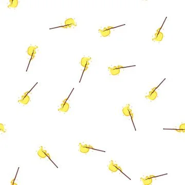 Pattern sorcery magic stick cartoon vector Stock Illustration