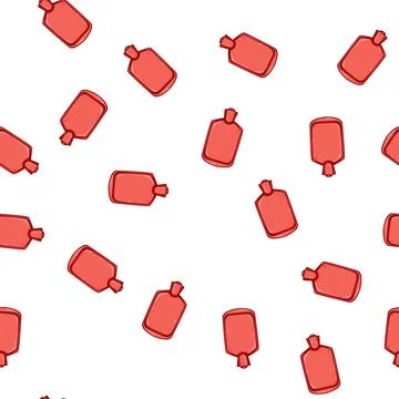 Pattern soreness bottle pain relief cartoon vector Stock Illustration