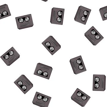 Pattern sound audio interface cartoon vector Stock Illustration