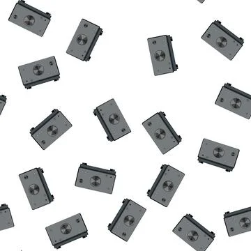 Pattern sound av receiver cartoon vector Stock Illustration