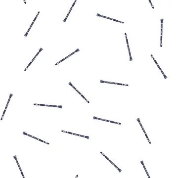 Pattern sound clarinet cartoon vector イラスト素材