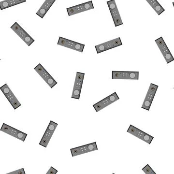 Pattern sound headphone amp cartoon vector Stock Illustration