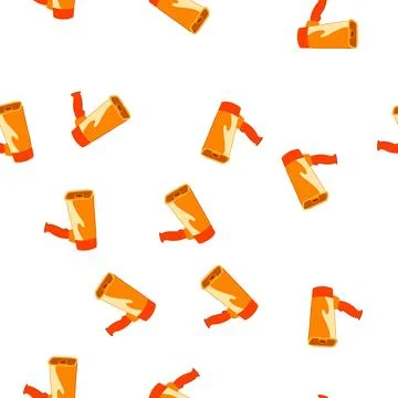 Pattern sound megaphone cartoon vector Stock Illustration