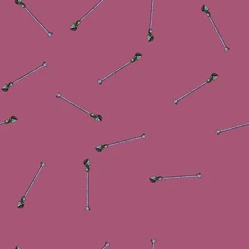 Pattern sound microphone sketch hand drawn Stock Illustration