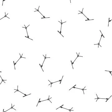 Pattern sound microphone stand cartoon vector Stock Illustration