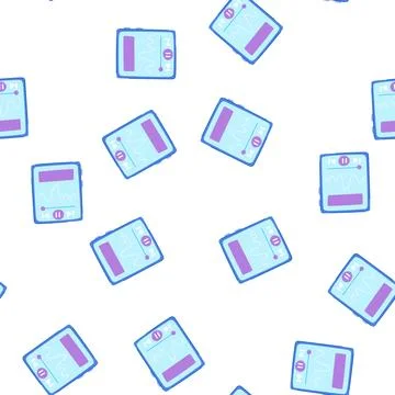 Pattern sound mp3 player cartoon vector Stock Illustration