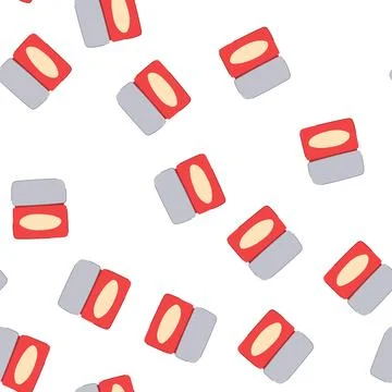 Pattern spa eye cream cartoon vector Stock Illustration