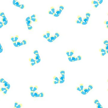 Pattern spa massage neck cartoon vector Stock Illustration