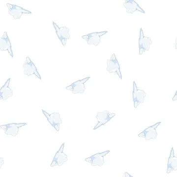 Pattern space cloud cartoon vector Stock Illustration