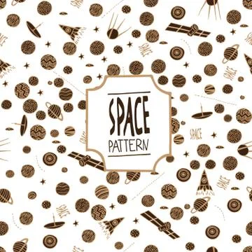 Pattern of space Stock Illustration