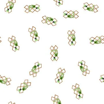 Pattern space indoor vertical garden cartoon vector 库存插图