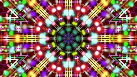 Pattern Space Kaleidoscope Stock Footage 72273781