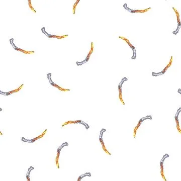 Pattern space rocket launch smoke cartoon vector 스톡 일러스트