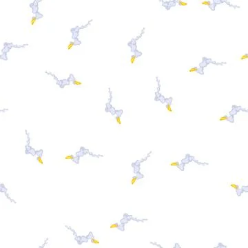 Pattern space rocket smoke trail cartoon vector Stockillustratie