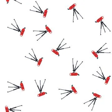 Pattern space telescope cartoon vector 库存插图