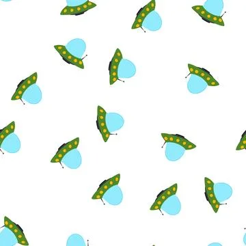Pattern space ufo ship cartoon vector Stock Illustration