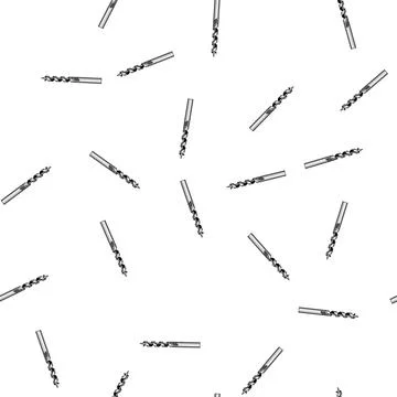 Pattern spade drill bit cartoon vector Stock Illustration
