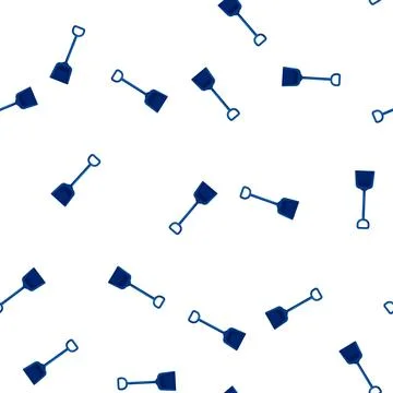 Pattern spade sand toy cartoon vector Stock Illustration