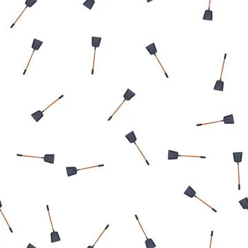 Pattern spade shovel cartoon vector 库存插图