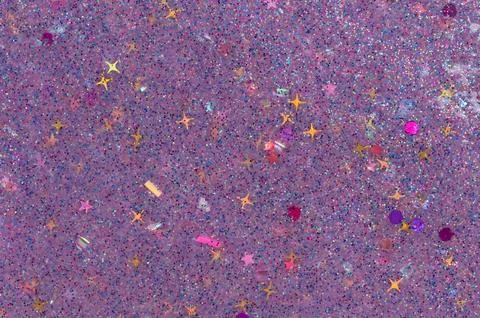 Pattern of sparkle purple slime surface Stock Photos