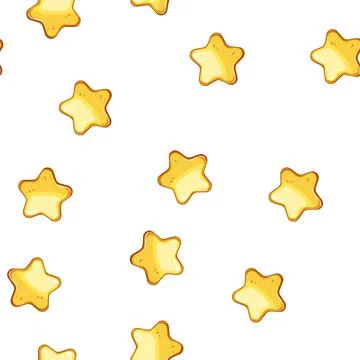 Pattern sparkle star cartoon vector イラスト素材