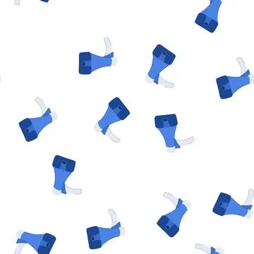 Pattern speak megaphone cartoon vector Illustration