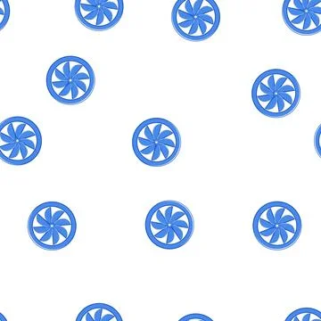Pattern speed cooling fan cartoon vector Stock Illustration
