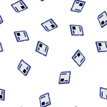 Pattern speed sd card cartoon vector 스톡 일러스트