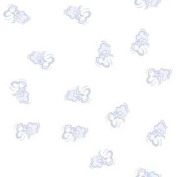 Pattern speed smoke cloud cartoon dissolving effect vector イラスト素材