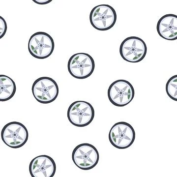 Pattern speed wheel car cartoon vector Stock Illustration
