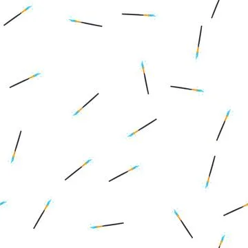 Pattern spell magic wizard stick cartoon vector Stock Illustration