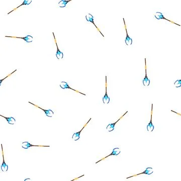 Pattern spell trident magic cartoon vector 스톡 일러스트